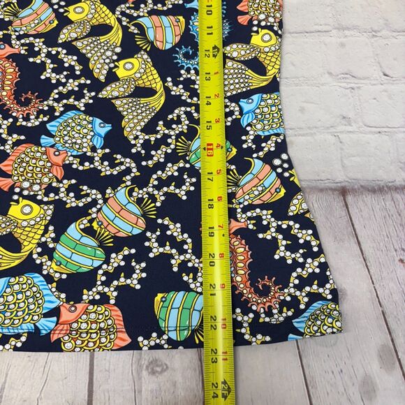 J McLaughlin 3/4 Sleeve Tee T-Shirt Top Size Small Catalina Cloth Fish C056 -11 - Picture 4 of 15